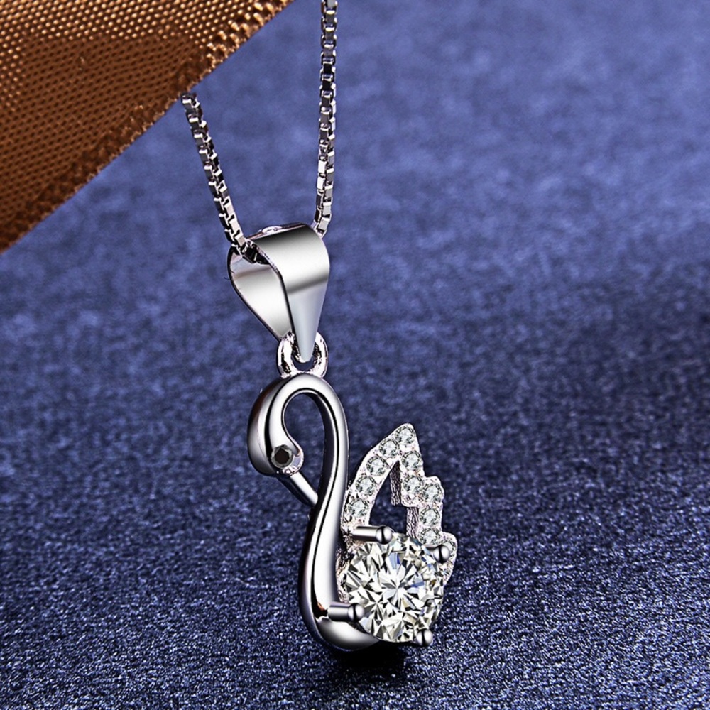 A swan necklace
